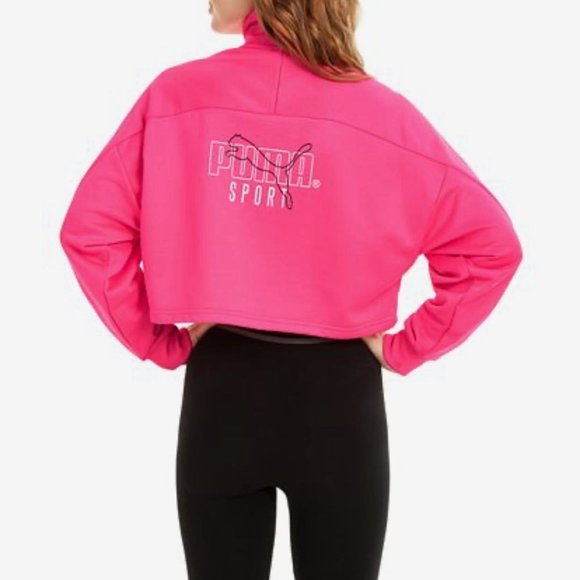 PUMA Cropped Half-Zip Top - Picture 2 of 6